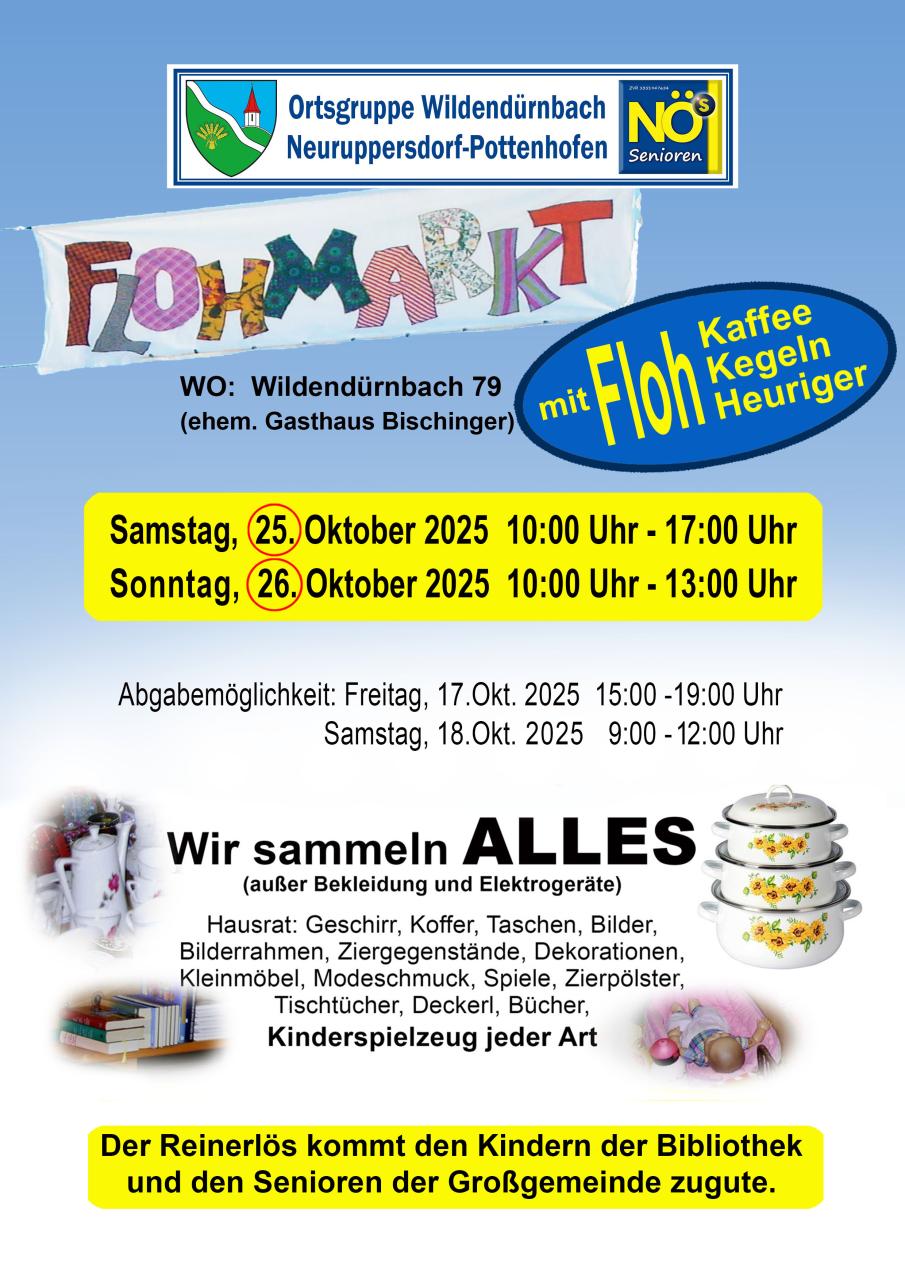 Flyer Flohmarkt