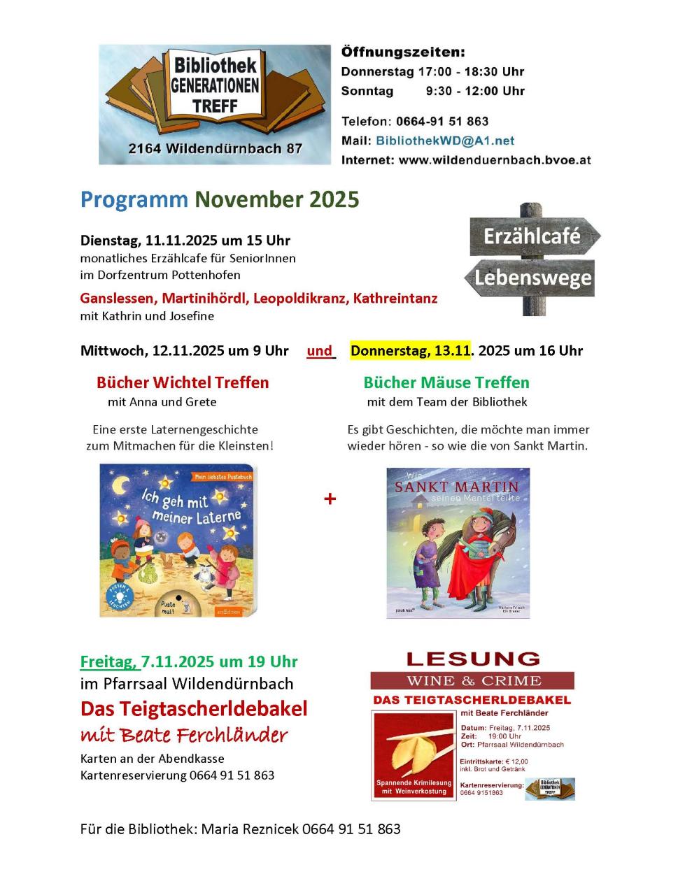 Programm November 2025