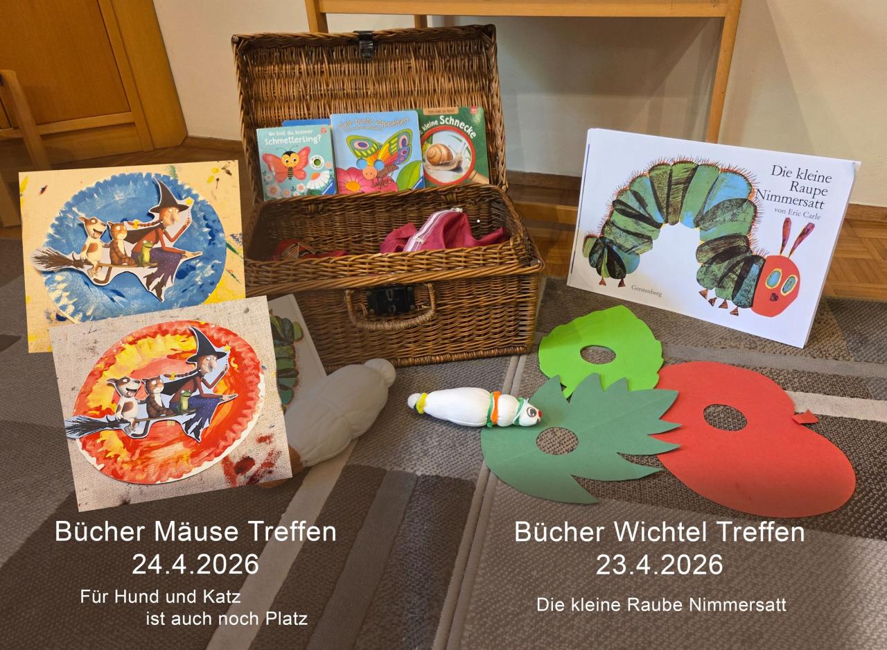 Bücher Wichtel Treffen am 22.4.2026