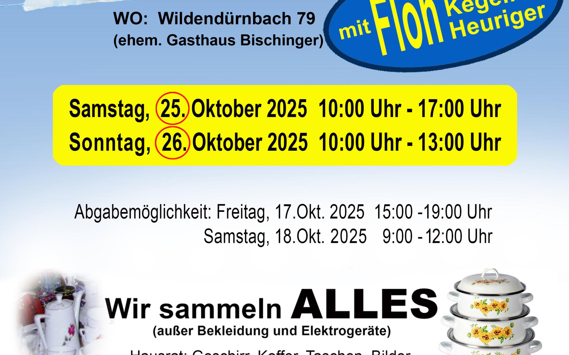 Flyer Flohmarkt