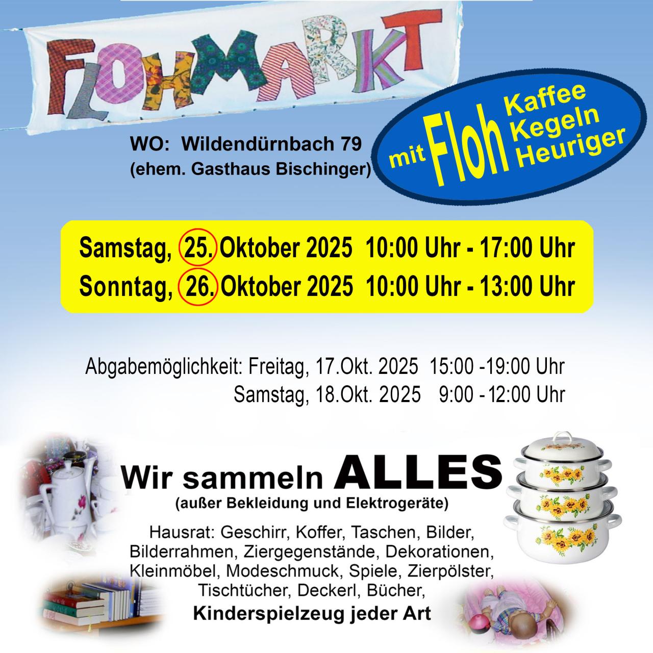 Flyer Flohmarkt