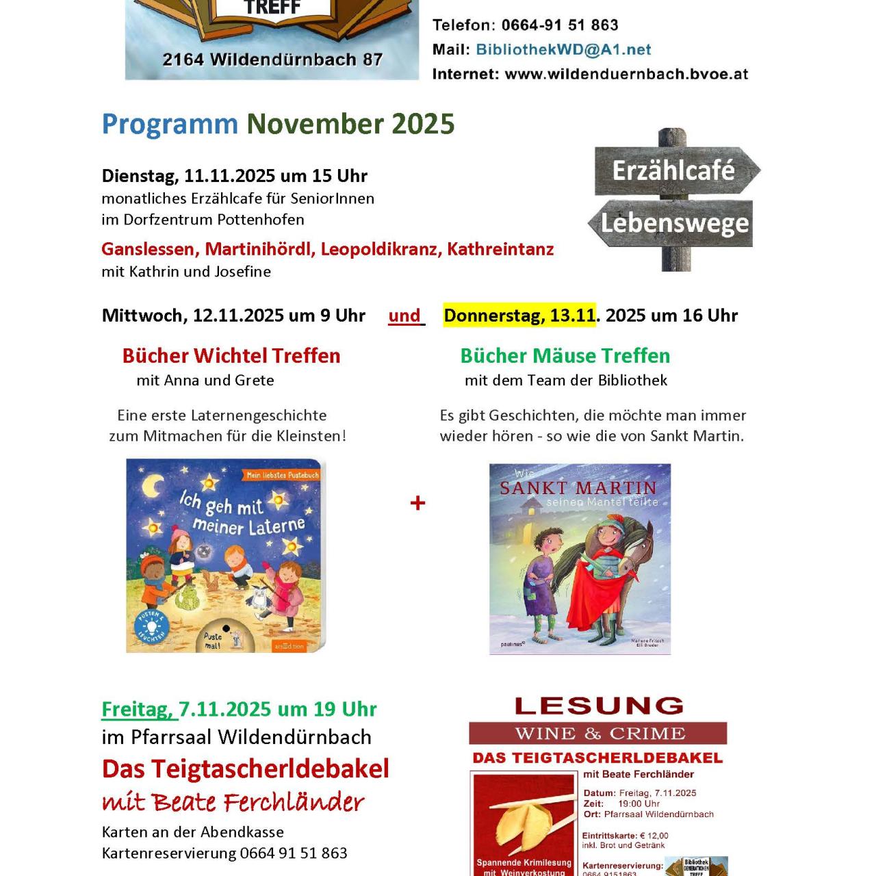 Programm November 2025