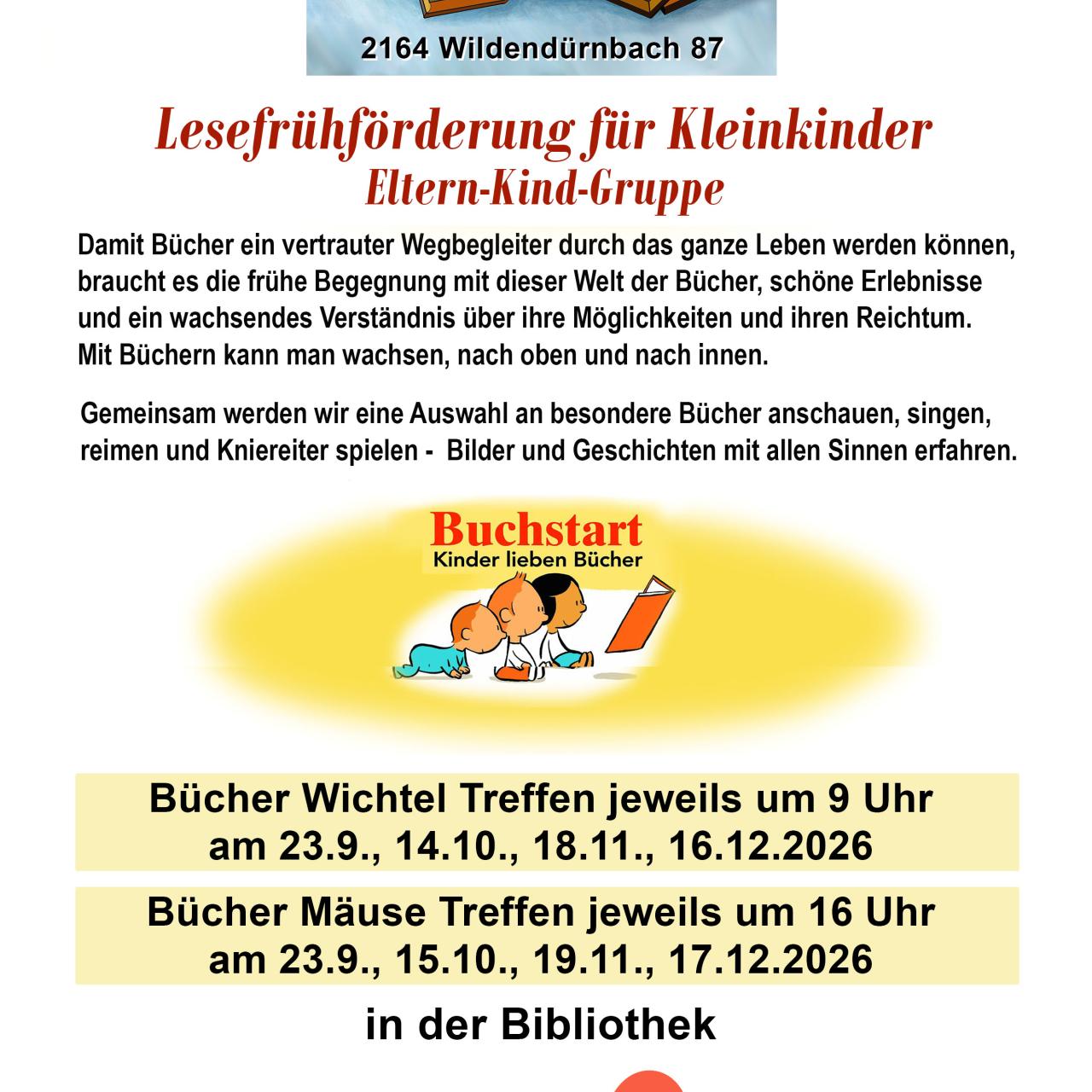 Bücher Wichtel- und Bücher Mäusetreffen